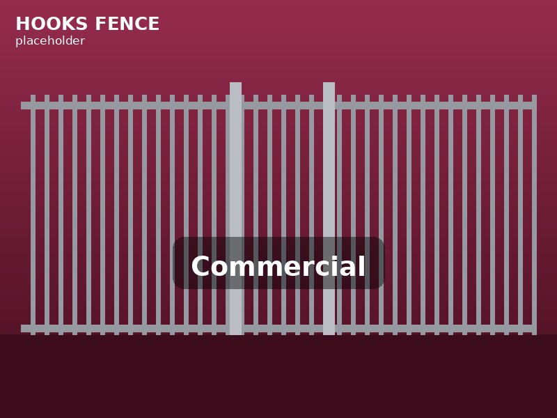 Commercial fence