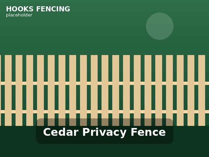 Wood privacy fence