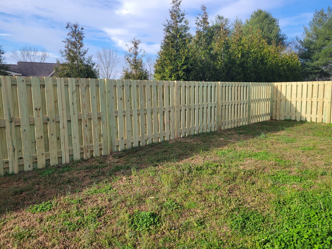 Shadow Box Fence